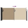 Toldo lateral retráctil gris taupe 100x300 cm de vidaXL, Sombrillas - Ref: Foro24-4004274, Precio: 85,15 €, Descuento: %