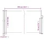 Toldo lateral retráctil gris taupe 100x300 cm de vidaXL, Sombrillas - Ref: Foro24-4004274, Precio: 82,86 €, Descuento: %
