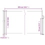 Toldo lateral retráctil gris taupe 100x300 cm de vidaXL, Sombrillas - Ref: Foro24-4004274, Precio: 85,15 €, Descuento: %
