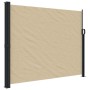 Toldo lateral retráctil beige 160x500 cm de vidaXL, Sombrillas - Ref: Foro24-4004435, Precio: 124,52 €, Descuento: %