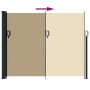 Toldo lateral retráctil beige 160x500 cm de vidaXL, Sombrillas - Ref: Foro24-4004435, Precio: 124,52 €, Descuento: %