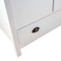 Armario de 2 puertas Hill madera maciza pino blanco 89x50x170cm de vidaXL, Armarios roperos - Ref: Foro24-288948, Precio: 235...