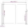 Toldo lateral retráctil verde oscuro 180x600 cm de vidaXL, Sombrillas - Ref: Foro24-4004545, Precio: 126,82 €, Descuento: %