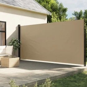 Toldo lateral retráctil beige 220x500 cm de vidaXL, Sombrillas - Ref: Foro24-4004480, Precio: 146,64 €, Descuento: %