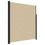 Toldo lateral retráctil beige 220x500 cm de vidaXL, Sombrillas - Ref: Foro24-4004480, Precio: 161,05 €, Descuento: %