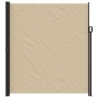 Toldo lateral retráctil beige 220x500 cm de vidaXL, Sombrillas - Ref: Foro24-4004480, Precio: 161,05 €, Descuento: %