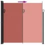 Toldo lateral retráctil terracota 200x600 cm de vidaXL, Sombrillas - Ref: Foro24-4004558, Precio: 146,28 €, Descuento: %