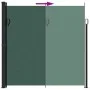 Toldo lateral retráctil verde oscuro 200x300 cm de vidaXL, Sombrillas - Ref: Foro24-4004365, Precio: 123,37 €, Descuento: %