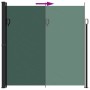 Toldo lateral retráctil verde oscuro 200x300 cm de vidaXL, Sombrillas - Ref: Foro24-4004365, Precio: 133,67 €, Descuento: %