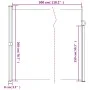 Toldo lateral retráctil verde oscuro 200x300 cm de vidaXL, Sombrillas - Ref: Foro24-4004365, Precio: 123,37 €, Descuento: %