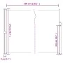 Toldo lateral retráctil terracota 170x300 cm de vidaXL, Sombrillas - Ref: Foro24-4004333, Precio: 102,61 €, Descuento: %