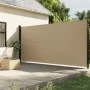 Toldo lateral retráctil beige 220x600 cm de vidaXL, Sombrillas - Ref: Foro24-4004570, Precio: 130,45 €, Descuento: %