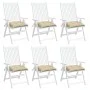 Cojines para palets 6 unidades tela Oxford beige 50x50x7 cm de vidaXL, Cojines para sillas y sofás - Ref: Foro24-361518, Prec...