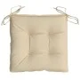 Cojines para palets 6 unidades tela Oxford beige 50x50x7 cm de vidaXL, Cojines para sillas y sofás - Ref: Foro24-361518, Prec...