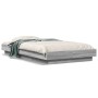 Estructura cama con luces LED madera gris Sonoma 75x190 cm de vidaXL, Camas y somieres - Ref: Foro24-3281159, Precio: 144,30 ...