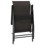 Sillas de jardín plegables 4 uds ratán sintético negro café de vidaXL, Sillas de jardín - Ref: Foro24-3270609, Precio: 256,83...