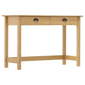 Hill Konsolentisch mit 2 Kiefernholzschubladen 110x45x74 cm von vidaXL, Seitentische - Ref: Foro24-288991, Preis: 88,89 €, Ra...