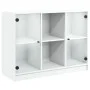 Aparador de madera de ingeniería blanco 101,5x37x75,5 cm de vidaXL, Aparadores - Ref: Foro24-3295871, Precio: 99,87 €, Descue...