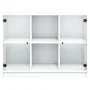 Aparador de madera de ingeniería blanco 101,5x37x75,5 cm de vidaXL, Aparadores - Ref: Foro24-3295871, Precio: 99,87 €, Descue...