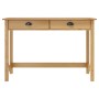 Mesa consola Hill con 2 cajones madera pino 110x45x74 cm de vidaXL, Mesas auxiliares - Ref: Foro24-288991, Precio: 102,58 €, ...