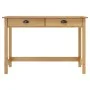 Mesa consola Hill con 2 cajones madera pino 110x45x74 cm de vidaXL, Mesas auxiliares - Ref: Foro24-288991, Precio: 88,89 €, D...