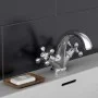 SCHÜTTE Grifo mezclador de lavabo 2 mandos ELK cromado de SCHÜTTE, Grifos - Ref: Foro24-429362, Precio: 90,18 €, Descuento: %