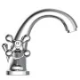 SCHÜTTE Grifo mezclador de lavabo 2 mandos ELK cromado de SCHÜTTE, Grifos - Ref: Foro24-429362, Precio: 90,18 €, Descuento: %
