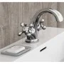 SCHÜTTE Grifo mezclador de lavabo 2 mandos ELK cromado de SCHÜTTE, Grifos - Ref: Foro24-429362, Precio: 90,18 €, Descuento: %