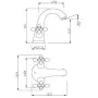 SCHÜTTE Grifo mezclador de lavabo 2 mandos ELK cromado de SCHÜTTE, Grifos - Ref: Foro24-429362, Precio: 90,18 €, Descuento: %