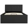Cama canapé hidráulica con almacenaje tela gris oscuro 90x200cm de vidaXL, Camas y somieres - Ref: Foro24-285570, Precio: 308...