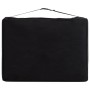 Camilla de masaje plegable 2 zonas madera negro y beige de vidaXL, Mesas de masaje - Ref: Foro24-110205, Precio: 159,67 €, De...