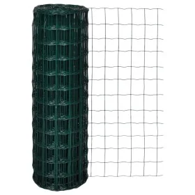 Green steel euro fence set 10x1.2 m by vidaXL, fence panels - Ref: Foro24-140574, Price: 40,67 €, Discount: %