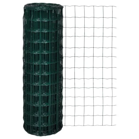 Green steel euro fence set 10x1.2 m by vidaXL, fence panels - Ref: Foro24-140574, Price: 40,67 €, Discount: %