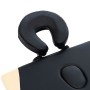 Camilla de masaje plegable 2 zonas aluminio negro y beige de vidaXL, Mesas de masaje - Ref: Foro24-110229, Precio: 180,16 €, ...