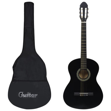 Set de guitarra clásica para principiante 12 pzas negro 4/4 39" de vidaXL, Guitarras - Ref: Foro24-70111, Precio: 99,40 €, De...