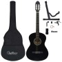 Set de guitarra clásica para principiante 12 pzas negro 4/4 39" de vidaXL, Guitarras - Ref: Foro24-70111, Precio: 99,40 €, De...