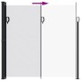 Toldo lateral retráctil blanco 200x600 cm de vidaXL, Sombrillas - Ref: Foro24-4004556, Precio: 147,63 €, Descuento: %