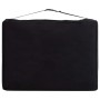 Camilla de masaje plegable 2 zonas madera negro y naranja de vidaXL, Mesas de masaje - Ref: Foro24-110203, Precio: 159,79 €, ...