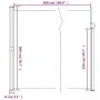 Toldo lateral retráctil blanco 200x500 cm de vidaXL, Sombrillas - Ref: Foro24-4004466, Precio: 126,30 €, Descuento: %