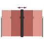 Toldo lateral retráctil terracota 220x600 cm de vidaXL, Sombrillas - Ref: Foro24-4004678, Precio: 146,29 €, Descuento: %