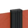 Toldo lateral retráctil terracota 220x600 cm de vidaXL, Sombrillas - Ref: Foro24-4004678, Precio: 146,29 €, Descuento: %