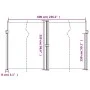 Toldo lateral retráctil terracota 220x600 cm de vidaXL, Sombrillas - Ref: Foro24-4004678, Precio: 146,29 €, Descuento: %