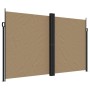 Toldo lateral retráctil gris taupe 200x1000 cm de vidaXL, Sombrillas - Ref: Foro24-4004769, Precio: 173,39 €, Descuento: %