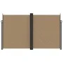 Toldo lateral retráctil gris taupe 200x1000 cm de vidaXL, Sombrillas - Ref: Foro24-4004769, Precio: 170,34 €, Descuento: %