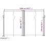 Toldo lateral retráctil gris taupe 200x1000 cm de vidaXL, Sombrillas - Ref: Foro24-4004769, Precio: 170,34 €, Descuento: %