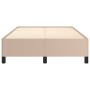 Estructura de cama cuero sintético color capuchino 120x190 cm de vidaXL, Camas y somieres - Ref: Foro24-3269650, Precio: 90,2...