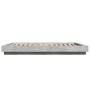 Estructura cama con luces LED madera gris hormigón 120x200 cm de vidaXL, Camas y somieres - Ref: Foro24-3281108, Precio: 173,...