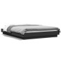 Estructura cama con luces LED madera ingeniería negro 120x190cm de vidaXL, Camas y somieres - Ref: Foro24-3281141, Precio: 18...