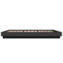 Estructura cama con luces LED madera ingeniería negro 120x190cm de vidaXL, Camas y somieres - Ref: Foro24-3281141, Precio: 18...