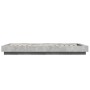 Estructura cama con luces LED madera gris hormigón 75x190 cm de vidaXL, Camas y somieres - Ref: Foro24-3281157, Precio: 139,5...